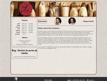 Tablet Screenshot of cordonnerie2lutins.com